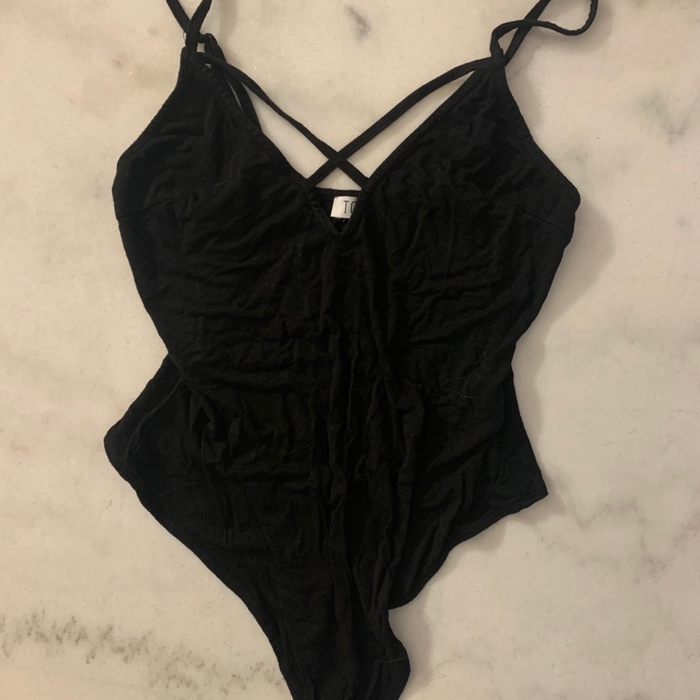 Criss Cross Front Bodysuit